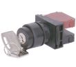 Switches and Lamps - Switches - DSS22-K211B - Key 2 position selector 1a 1b black cap