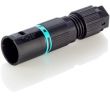 Weatherproof/Waterproof Connectors - Micro TeePlug & Sockets - TH.381.A2B - Micro Plug 2 pole Screw terminal 5.8mm to 6.9mm cable diameter,  IP68/IP69K, 10A, 500V 1 cable entry