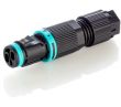 Weatherproof/Waterproof Connectors - Micro TeePlug & Sockets - TH.381.B2A.L - Micro Socket 2 pole Screw terminal 7mm to 8.0mm cable diameter, IP68 10A 400V 1 cable entry