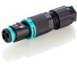 Weatherproof/Waterproof Connectors - Micro TeePlug & Sockets - TH.381.B2A - Micro Socket 2 pole Screw terminal 5.8mm to 6.9mm cable diameter, IP68 10A 400V 1 cable entry
