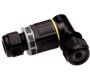 Weatherproof/Waterproof Connectors - TeeTube - THB.390.E2A.1 - TeeTube with innovative cable glands, 2 Pole Screw - end barrier contact 7mm to 10.5mm on one gland 7mm to 13.5mm on the other gland, 4 mm max conducter size IP68 32A 450V 2 cable entries